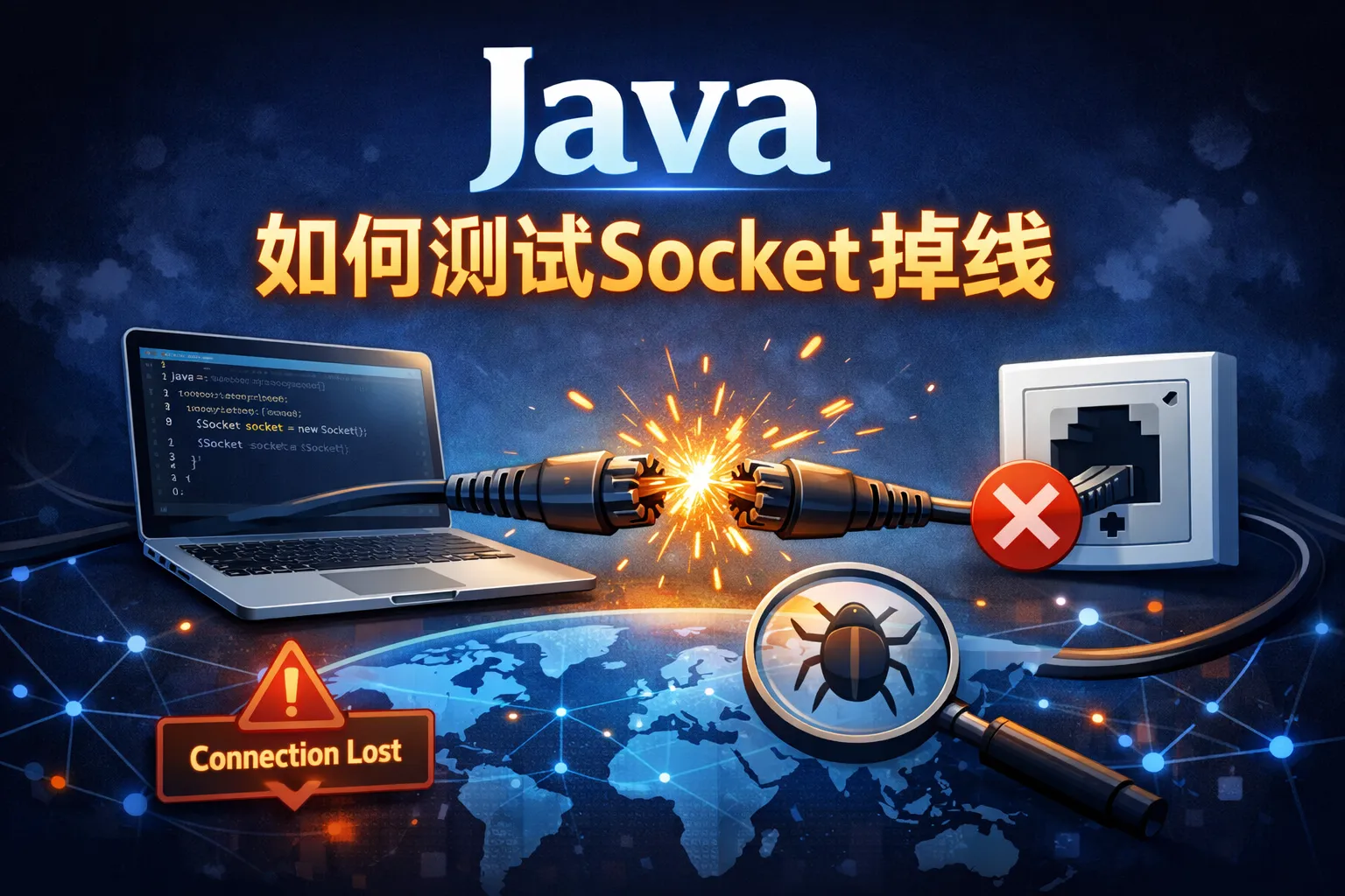 java 如何测试socket掉线