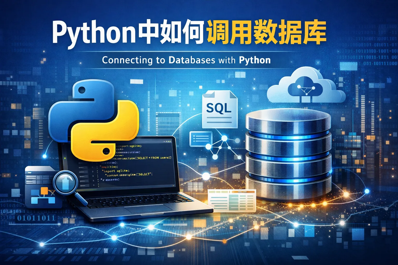 python中如何调用数据库