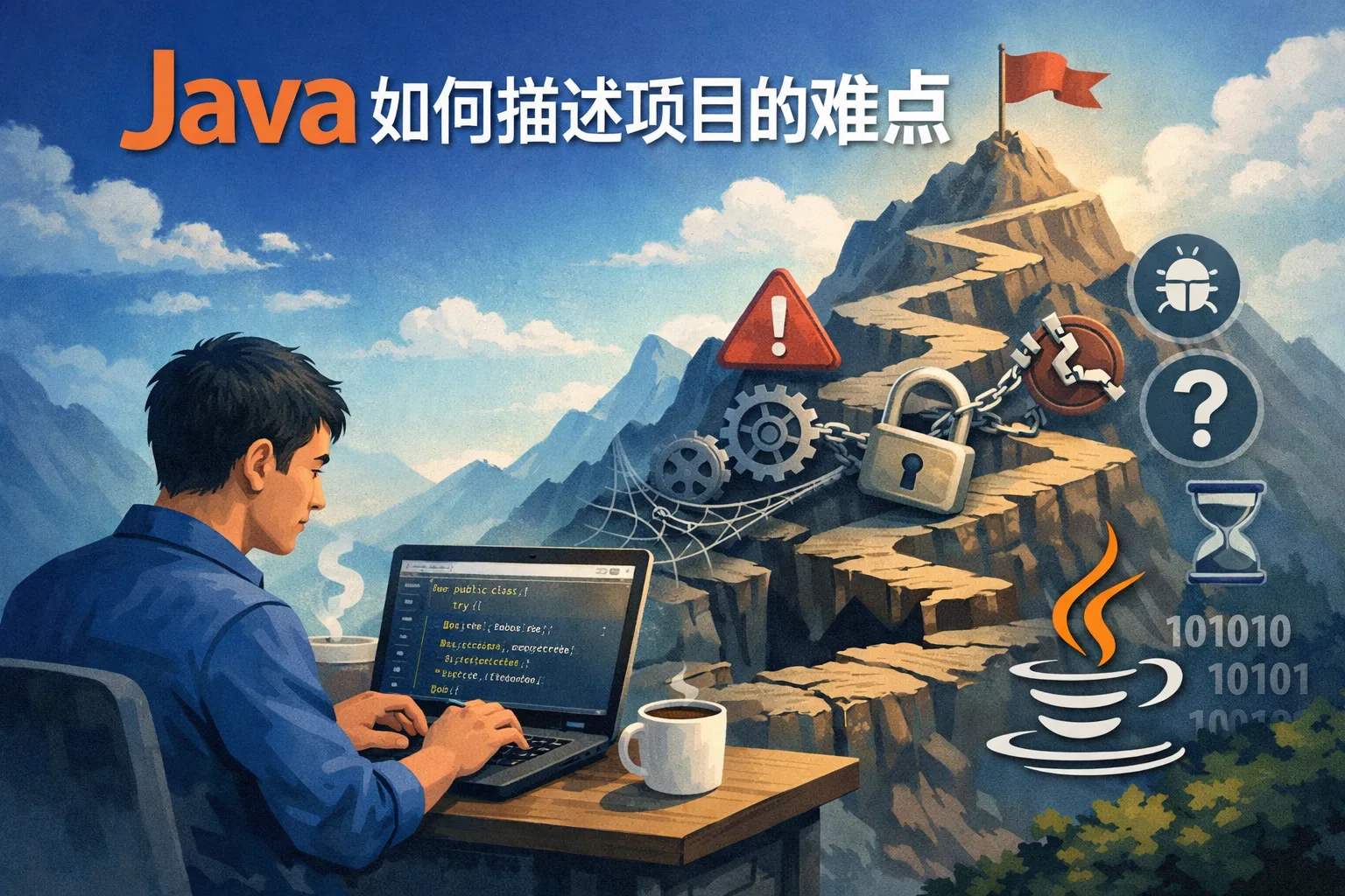java如何描述项目的难点