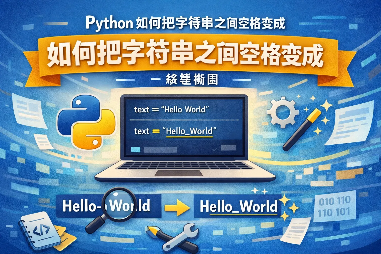 python如何把字符串之间空格变成