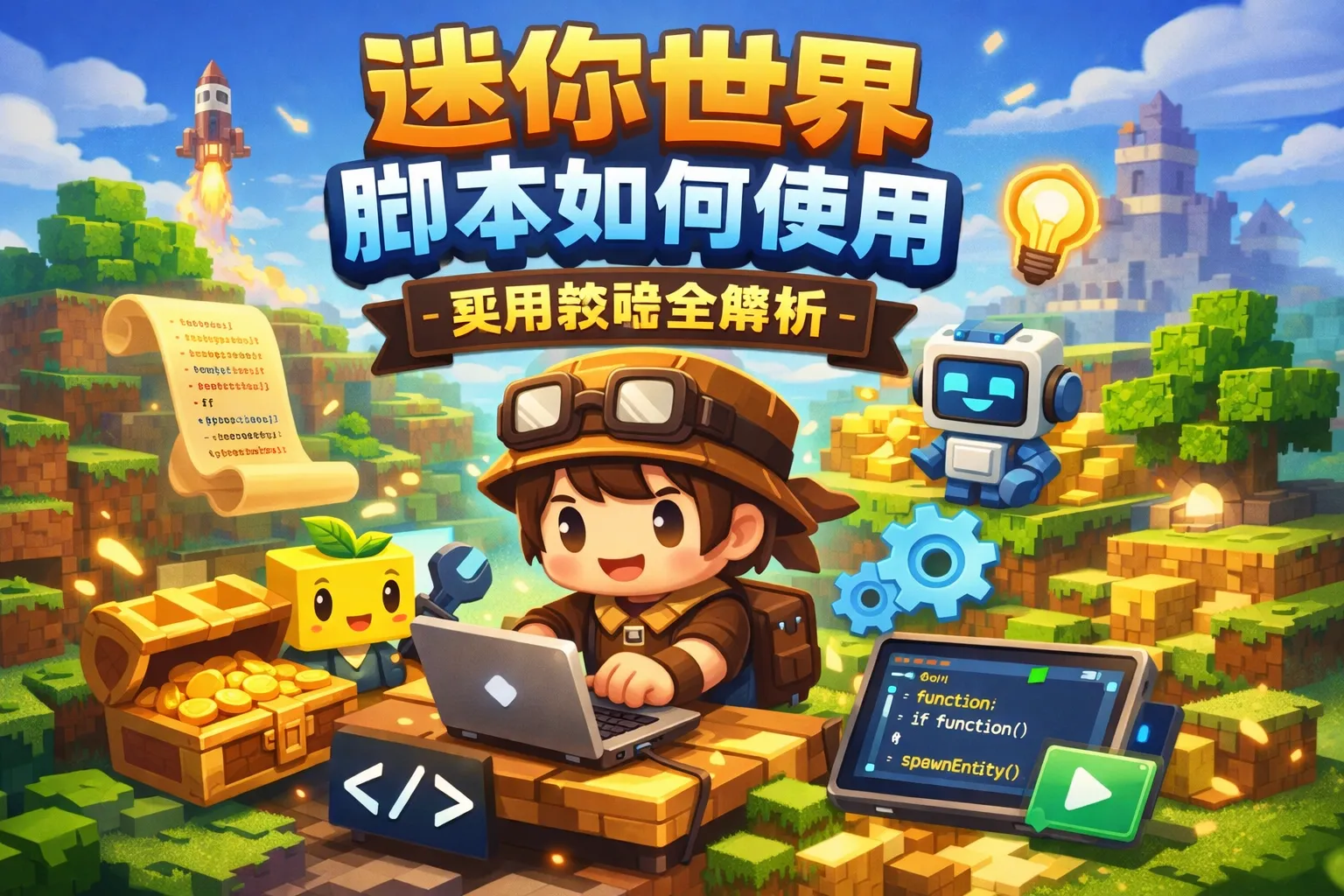 迷你世界脚本如何使用