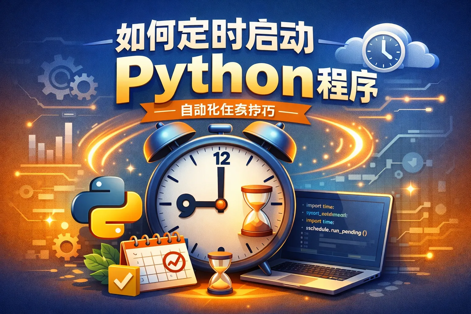 如何定时启动python程序