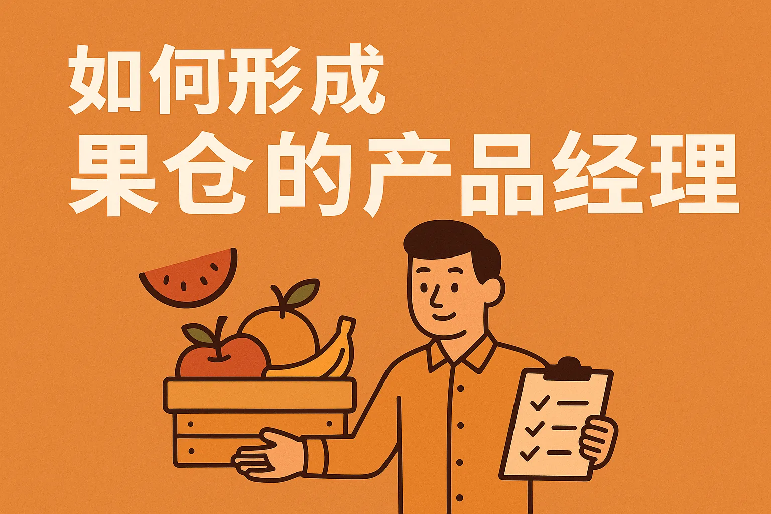 如何形成果仓的产品经理