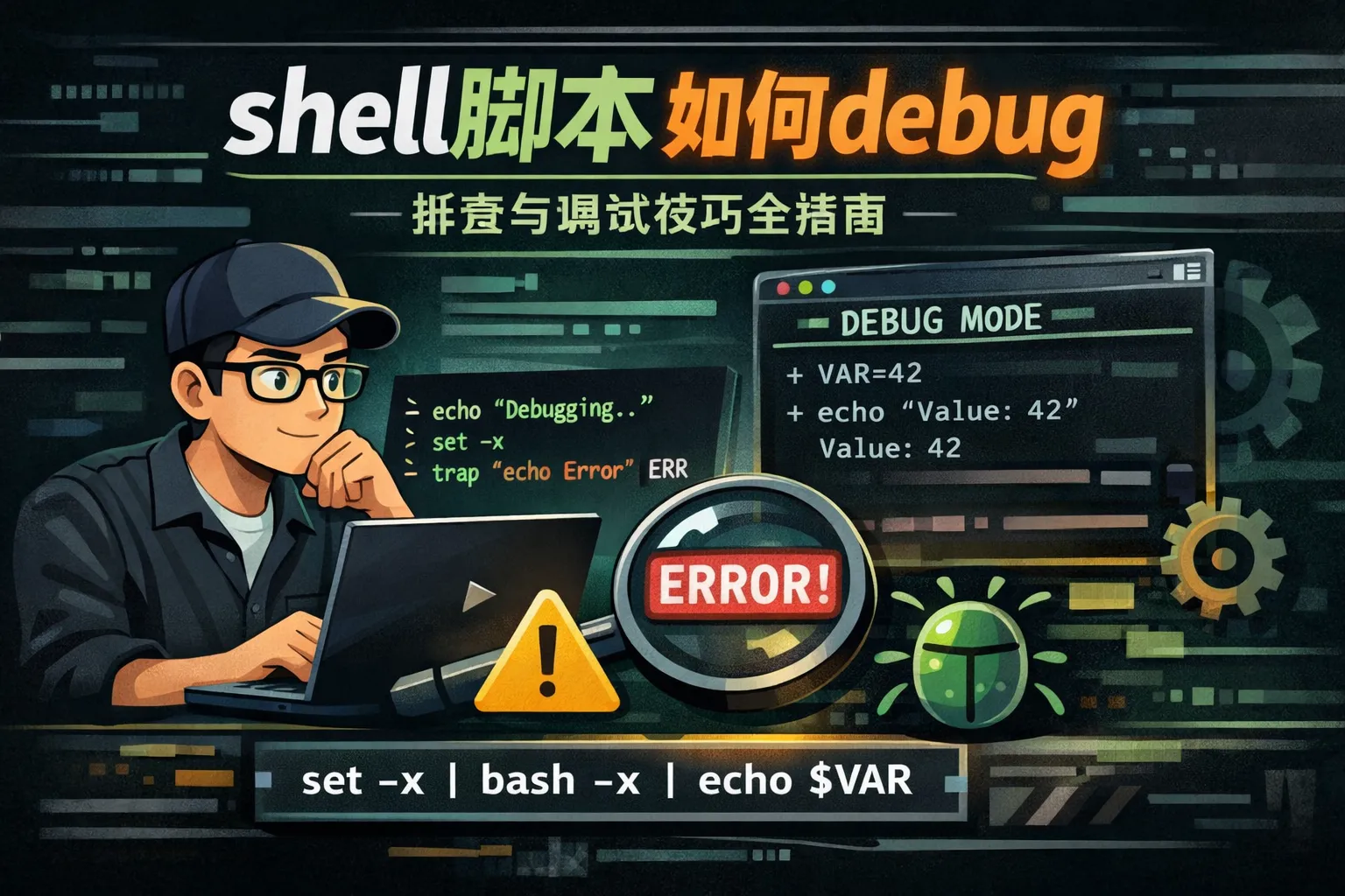 shell脚本如何debug