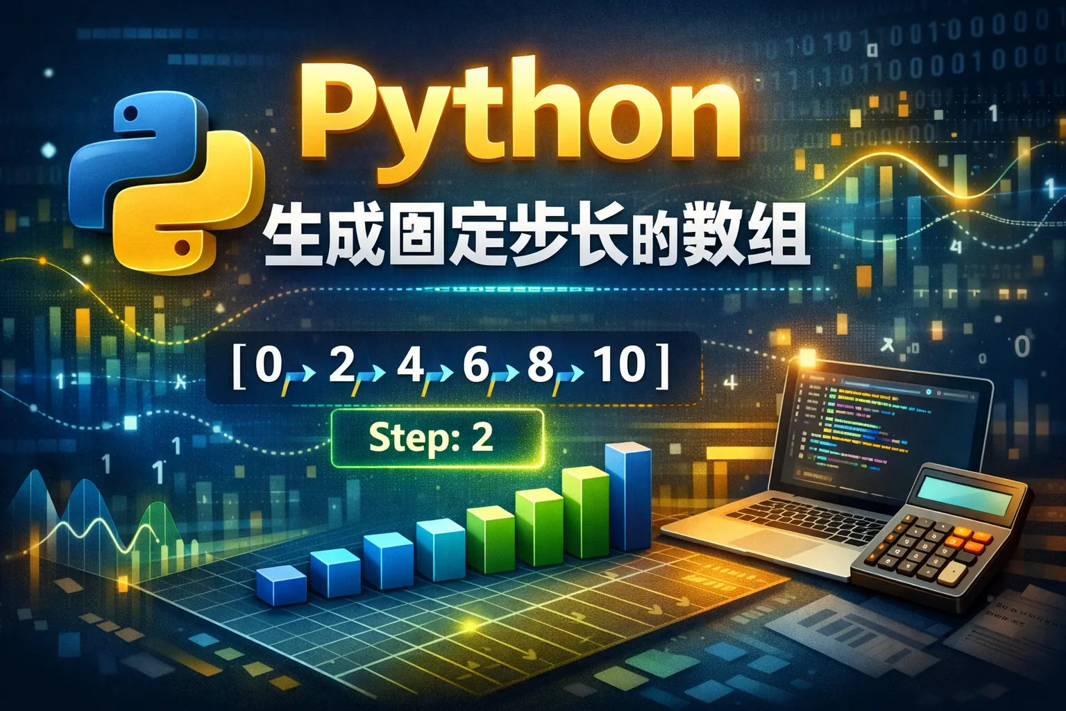 python生成固定步长的数组