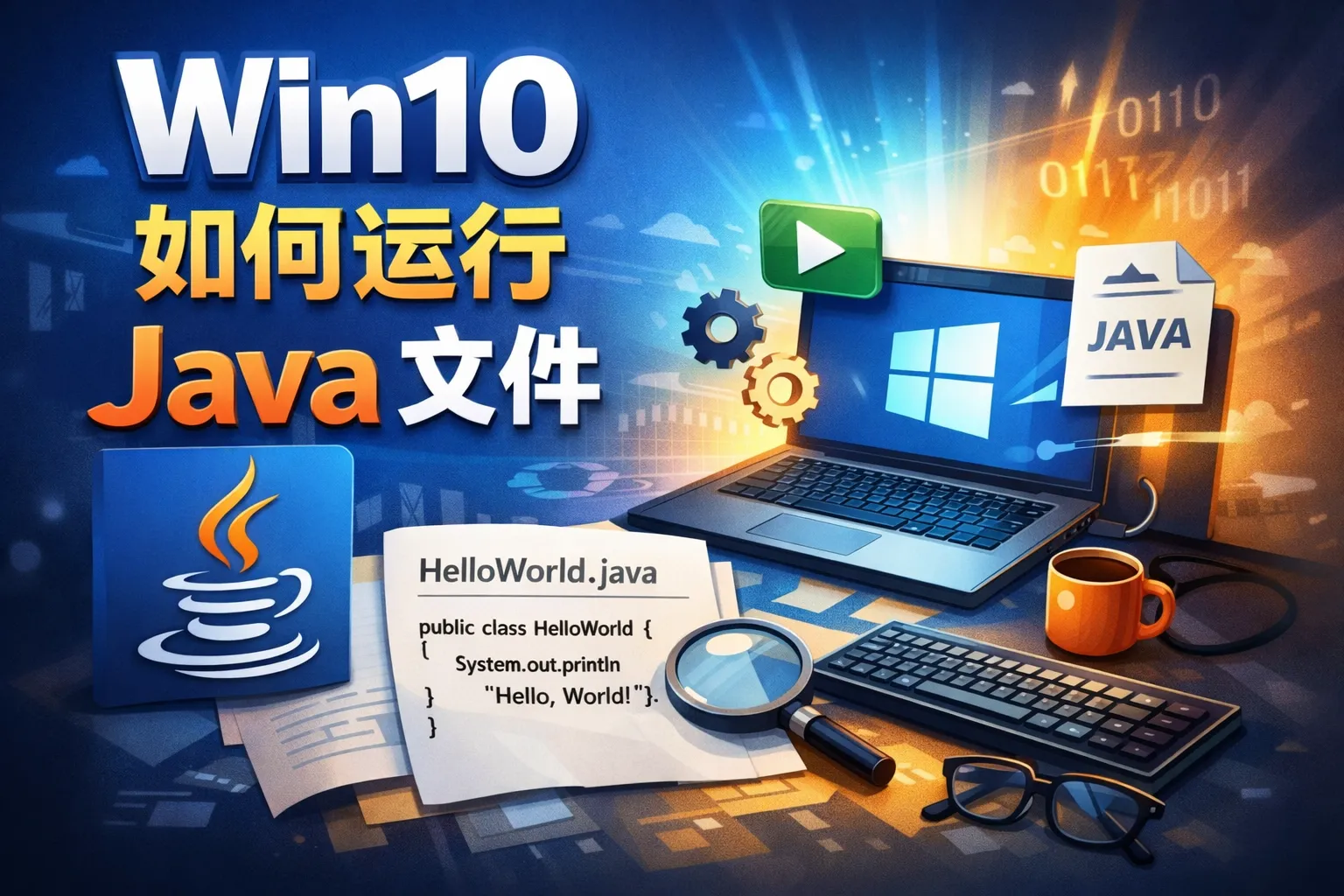 win10如何运行Java文件