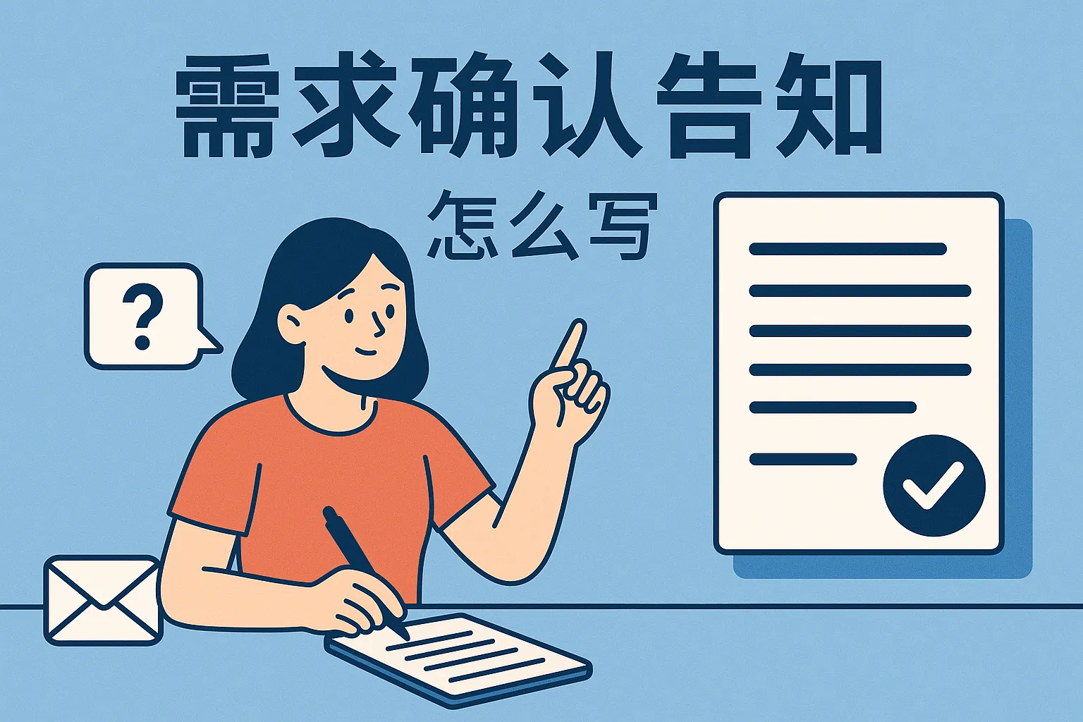 需求确认告知怎么写的