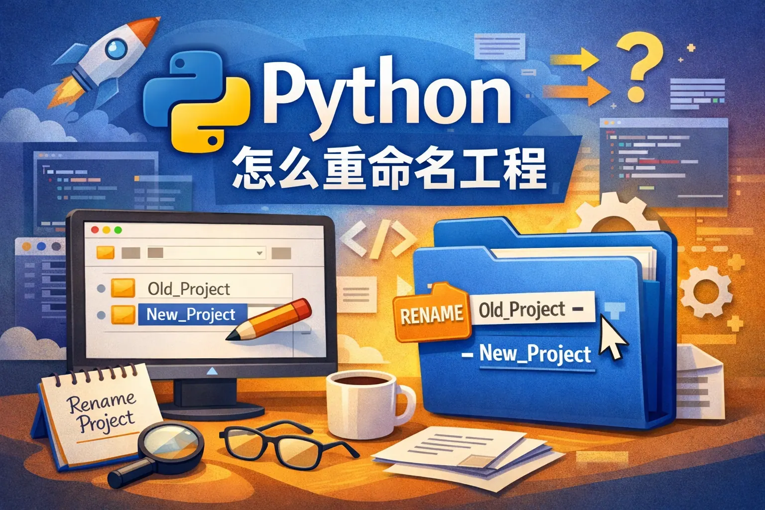 python 怎么重命名工程