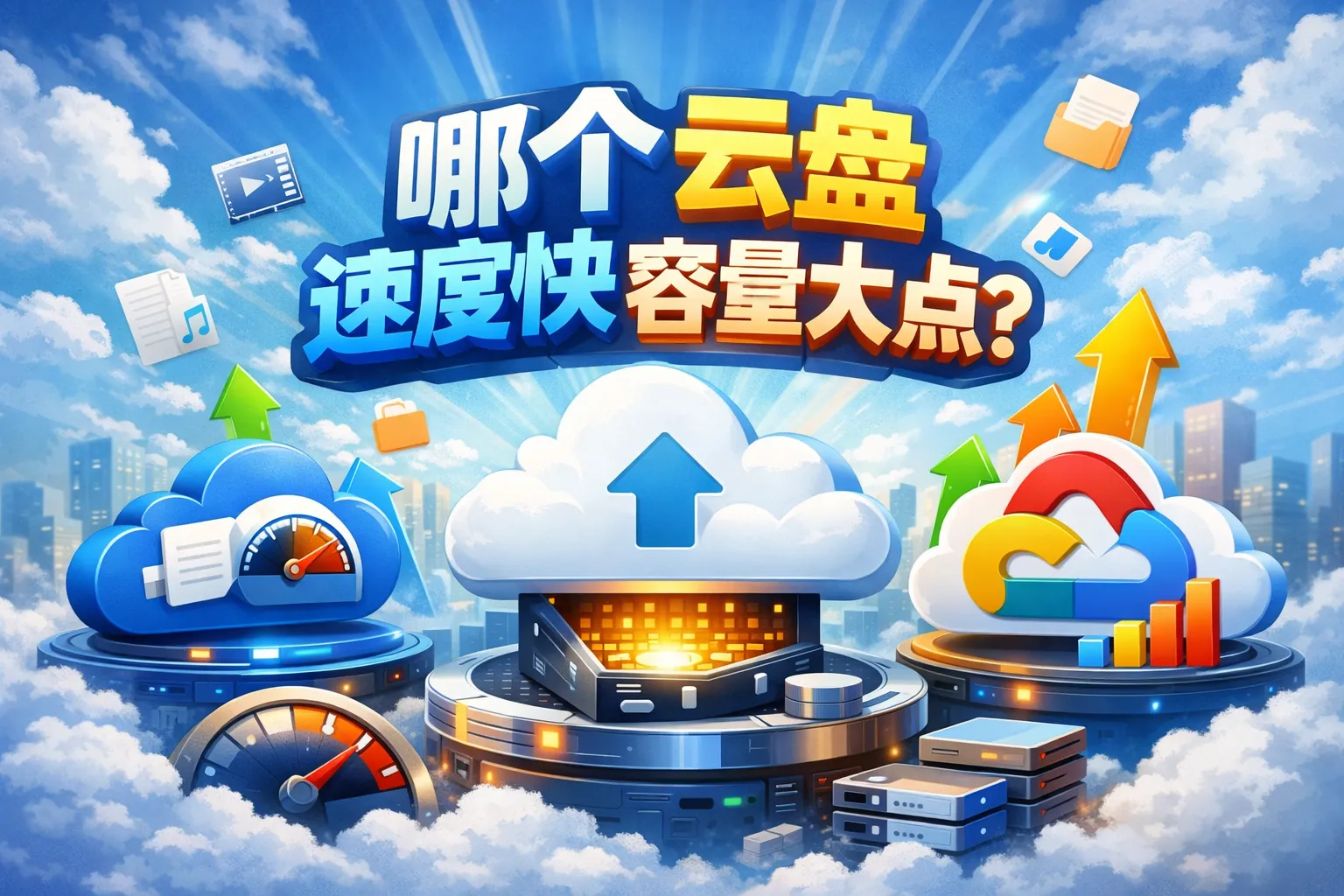 哪个云盘速度快容量大点