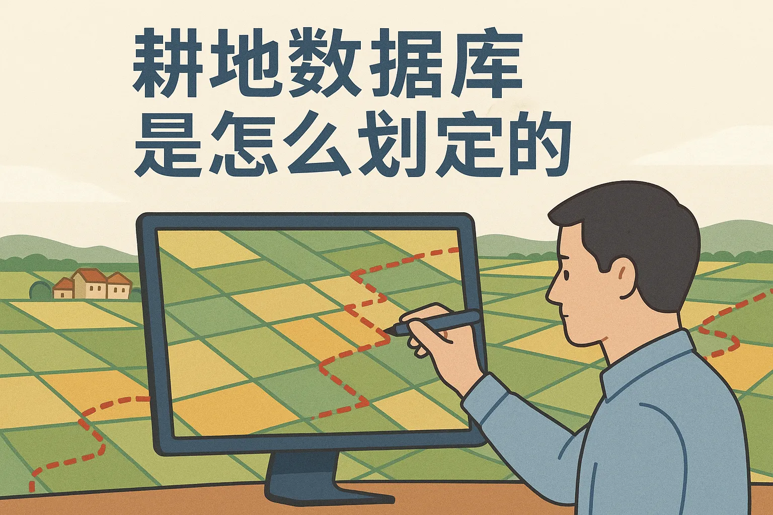 耕地数据库是怎么划定的
