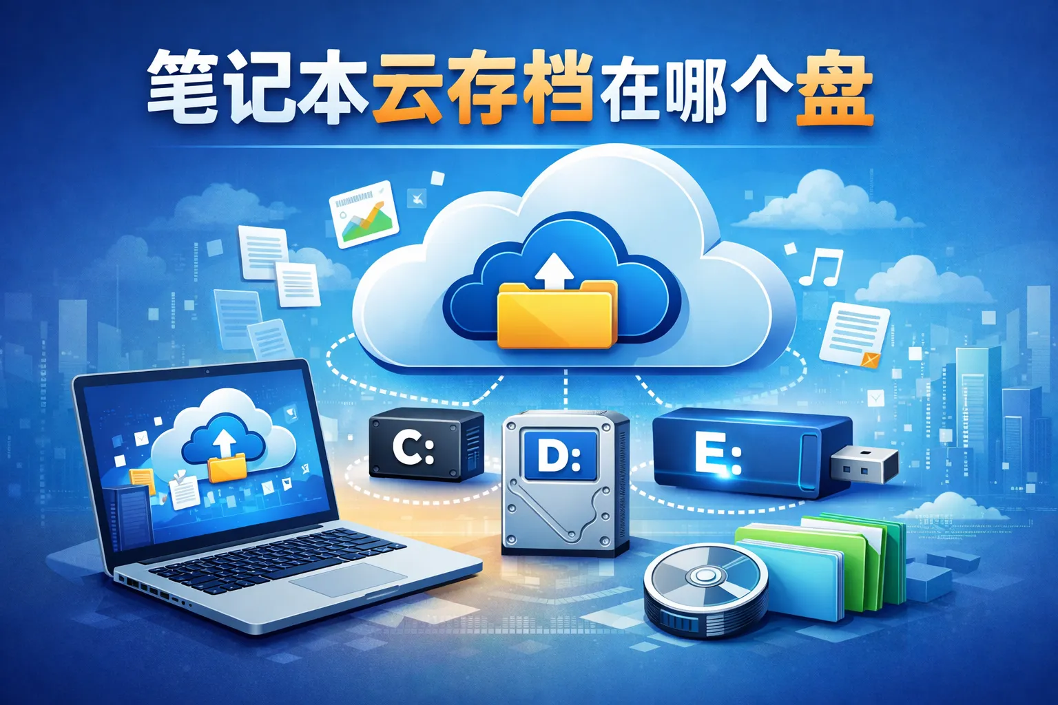 笔记本云存档在哪个盘