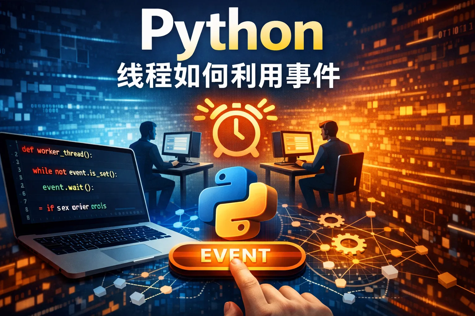 python线程如何利用事件