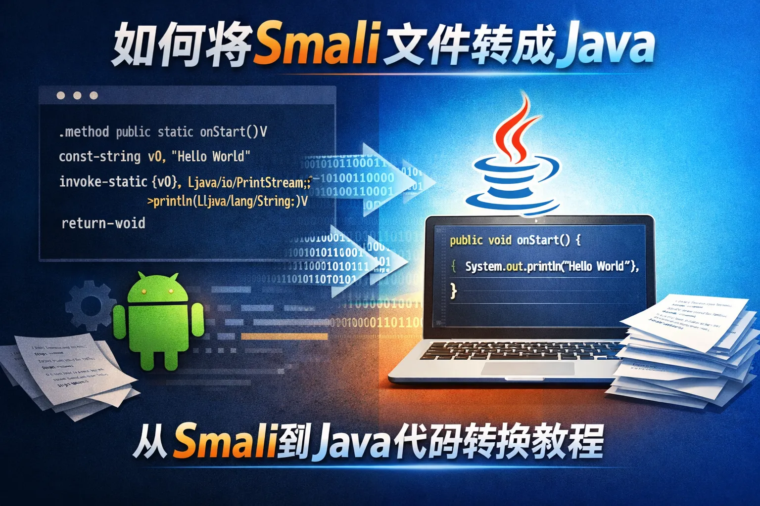 如何将smali文件转成java