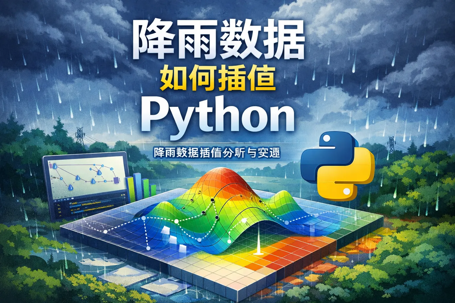 降雨数据如何插值python