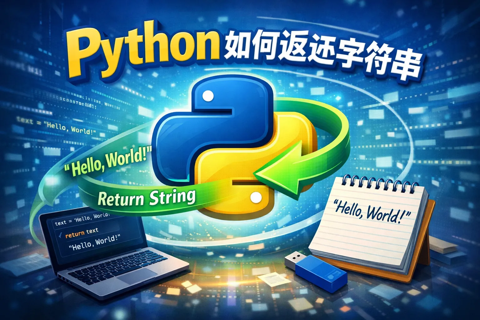 Python如何返还字符串