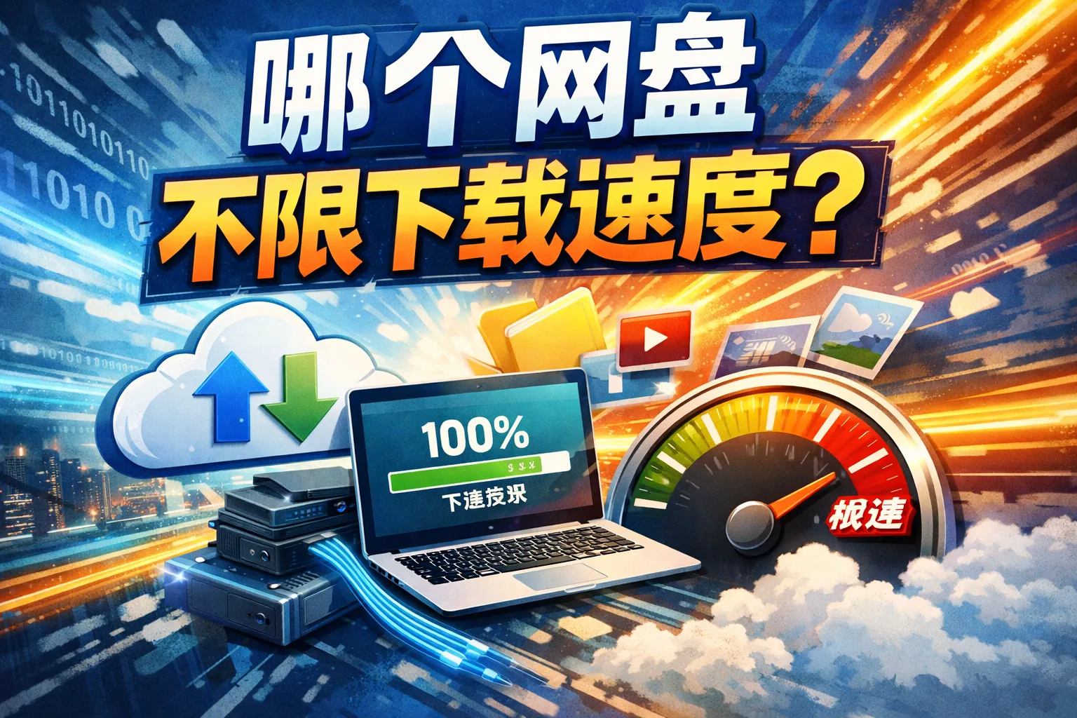 哪个网盘不限下载速度