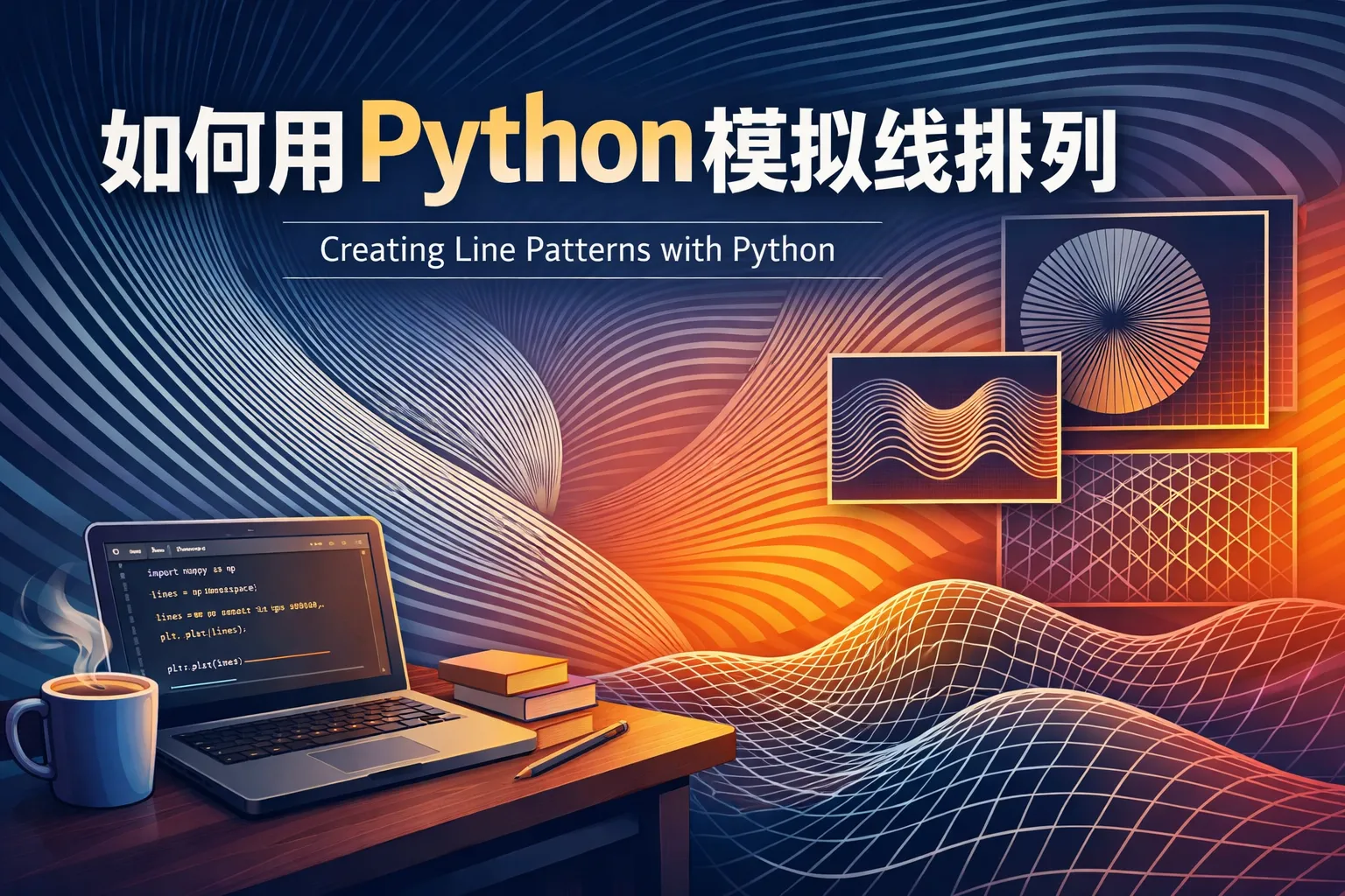 如何用python模拟线排列