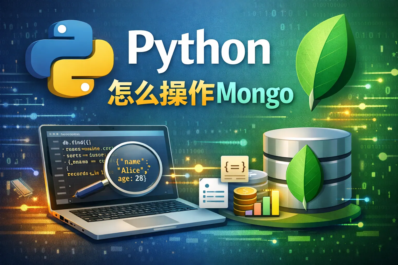 python怎么操作mongo