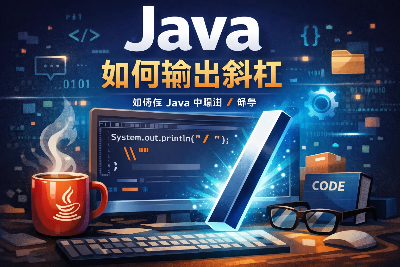 java 如何输出斜杠