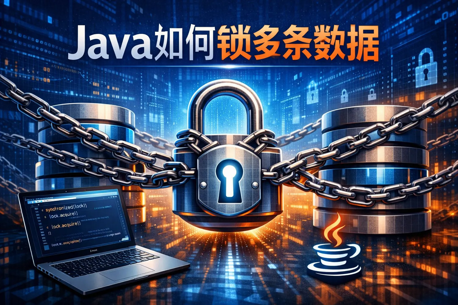 java如何锁多条数据