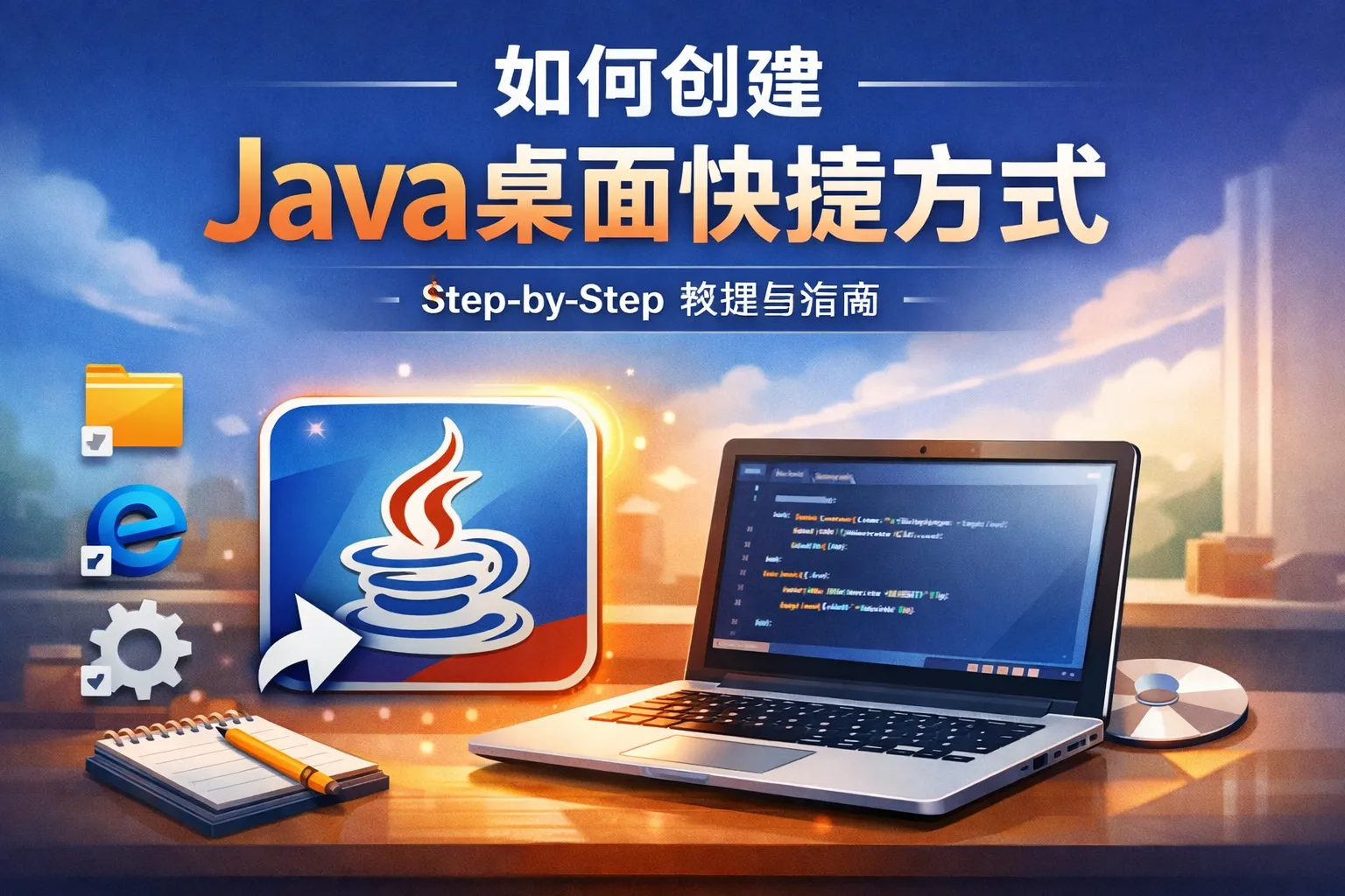 如何创建java桌面快捷方式