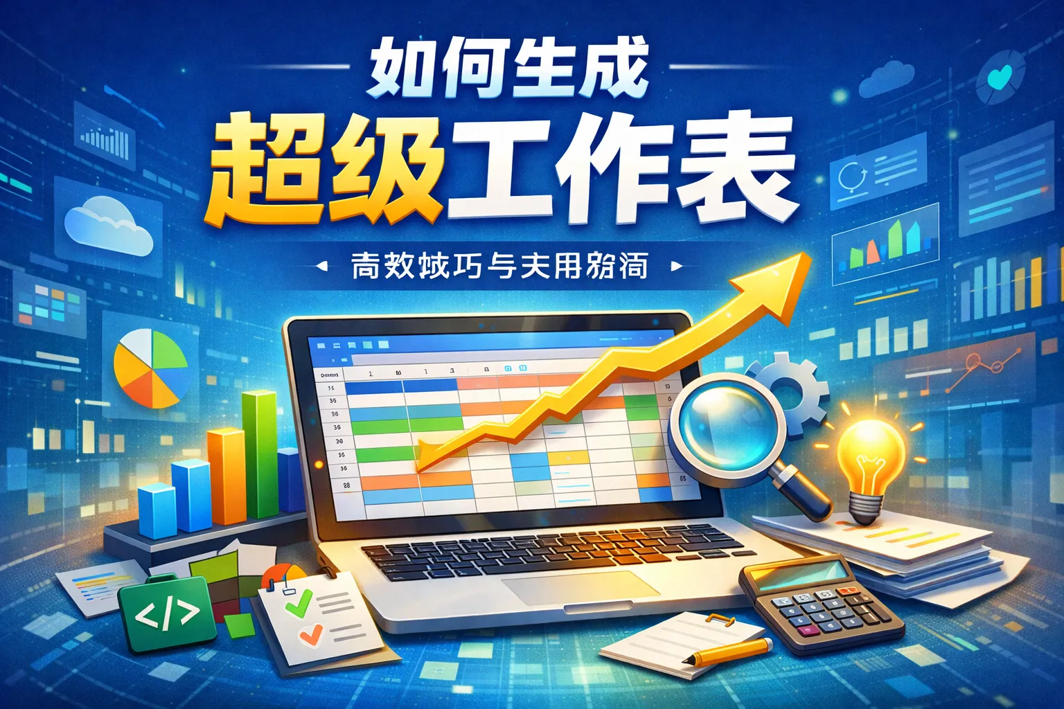 如何生成超级工作表