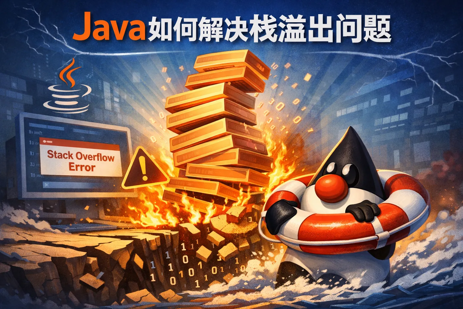 java如何解决栈溢出问题