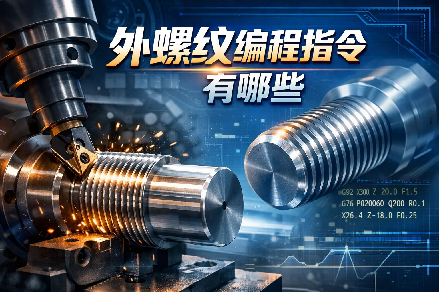 外螺纹编程指令有哪些