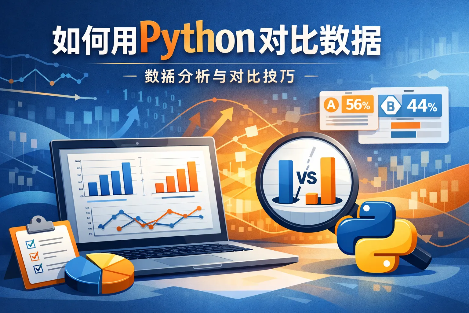 如何用python对比数据