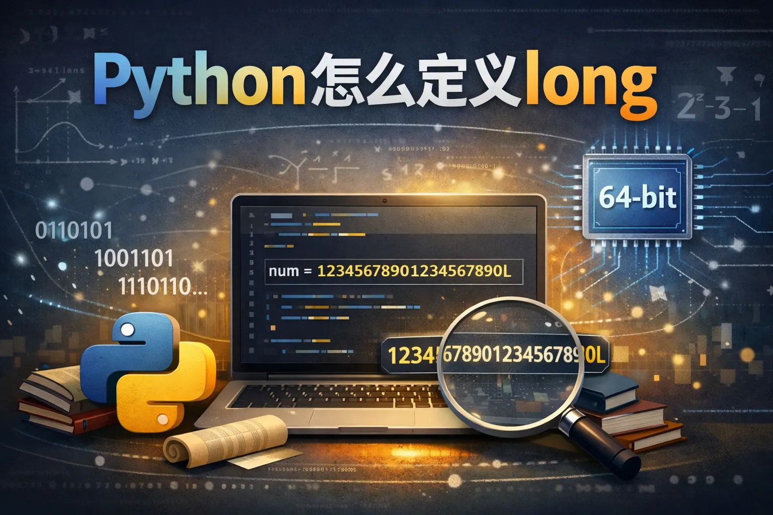 python怎么定义long