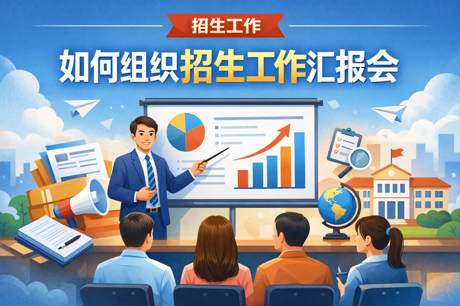 如何组织招生工作汇报会