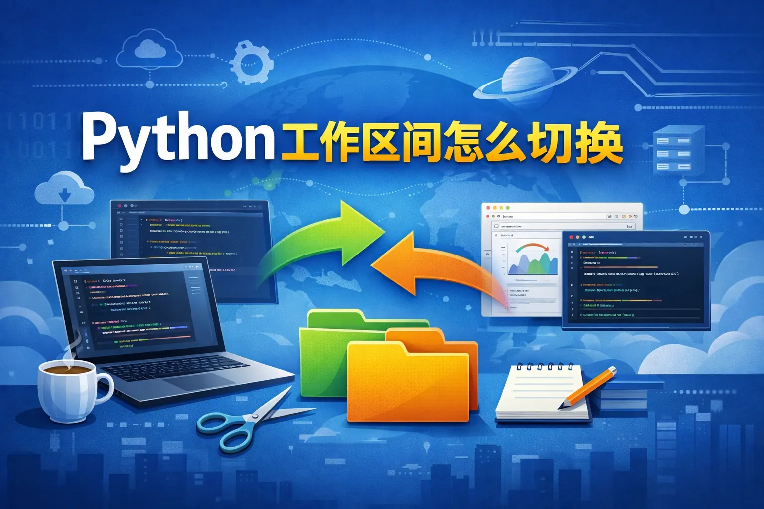 python工作区间怎么切换