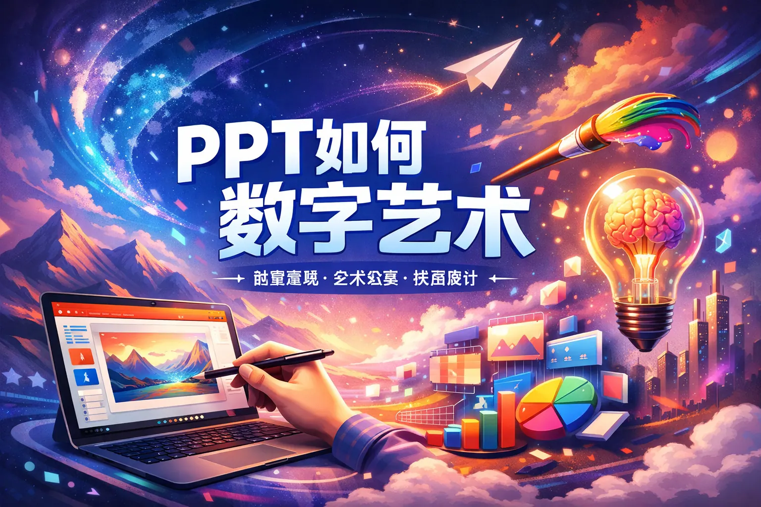 ppt如何数字艺术