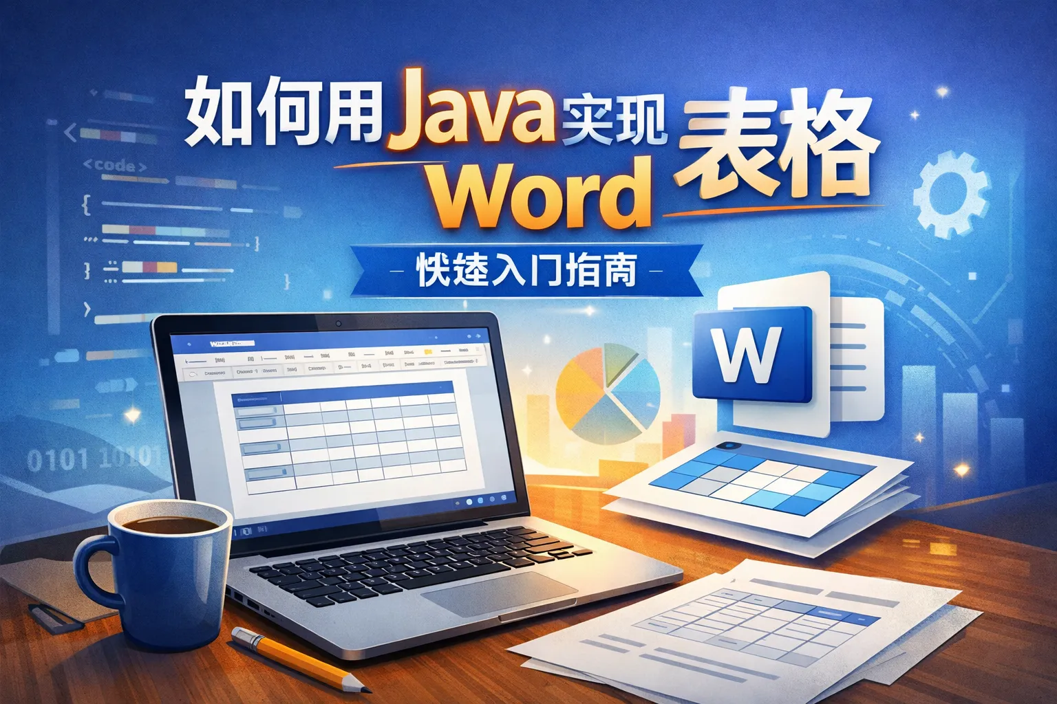 如何用java实现word表格