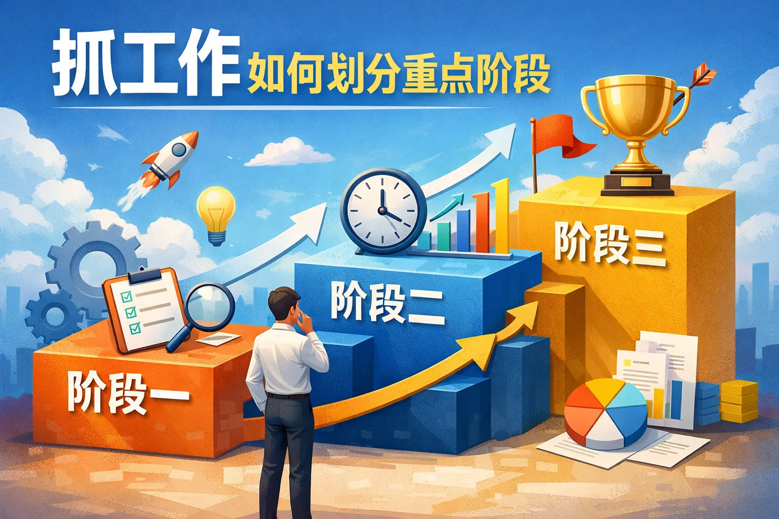 抓工作如何划分重点阶段