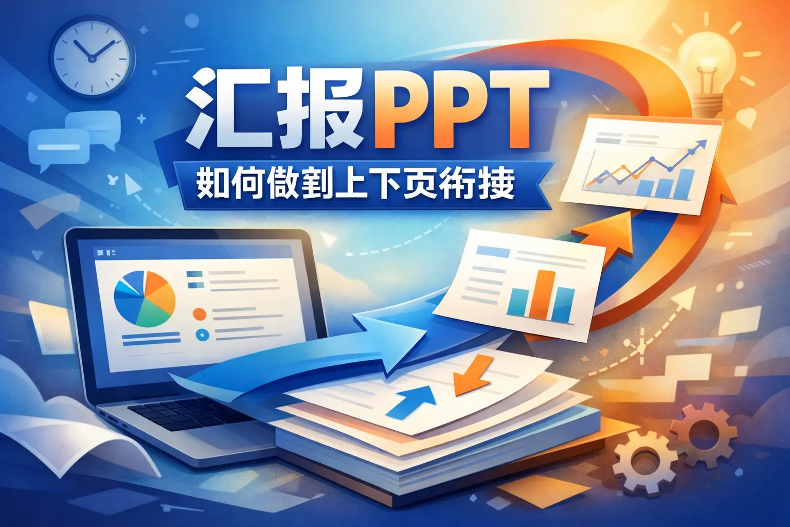 汇报ppt如何做到上下页衔接