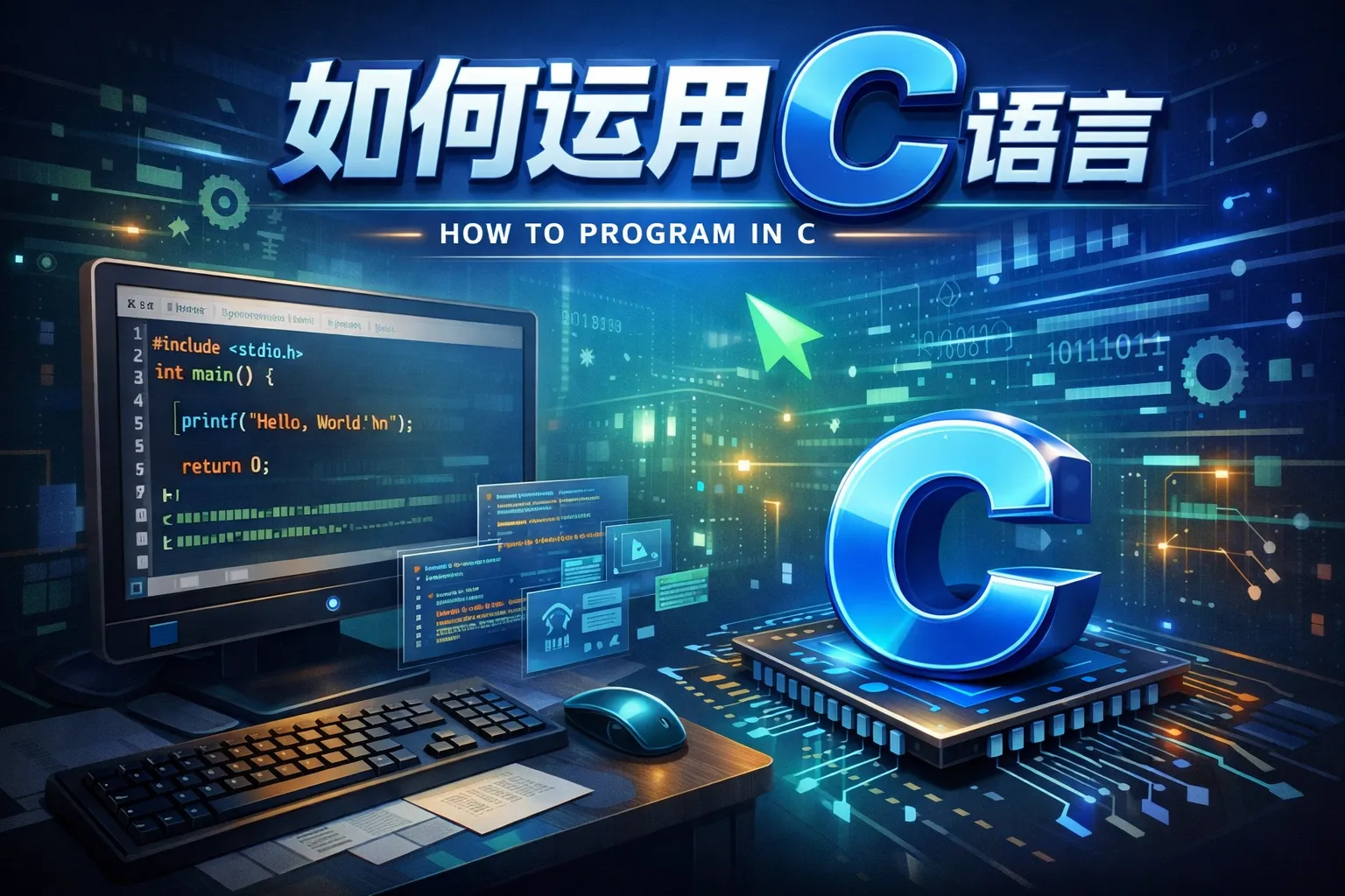 如何运用c 语言