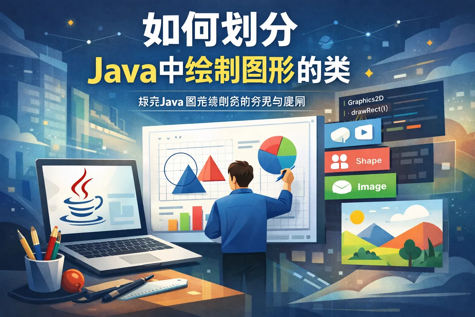 如何划分Java中绘制图形的类