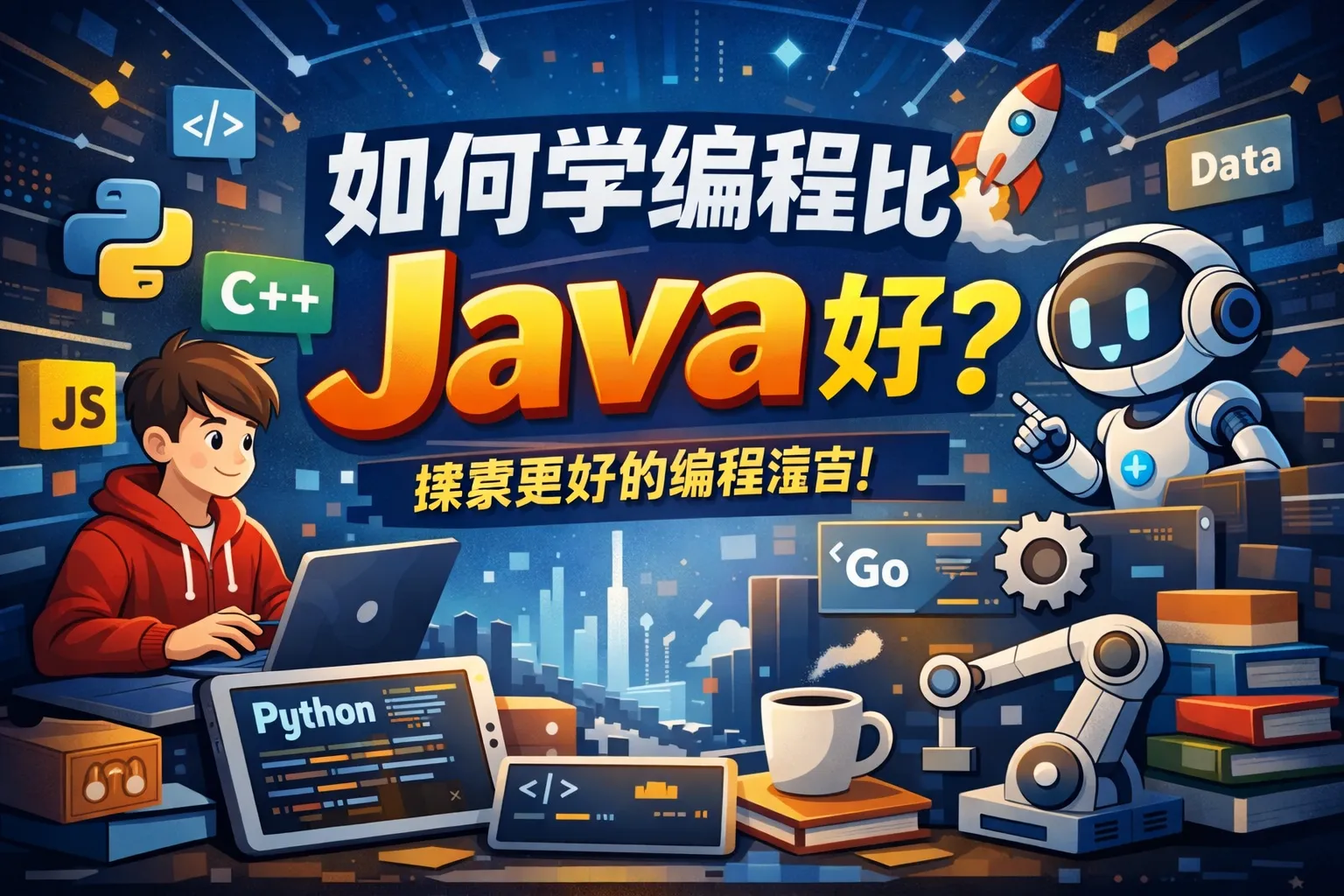 如何学编程比java好