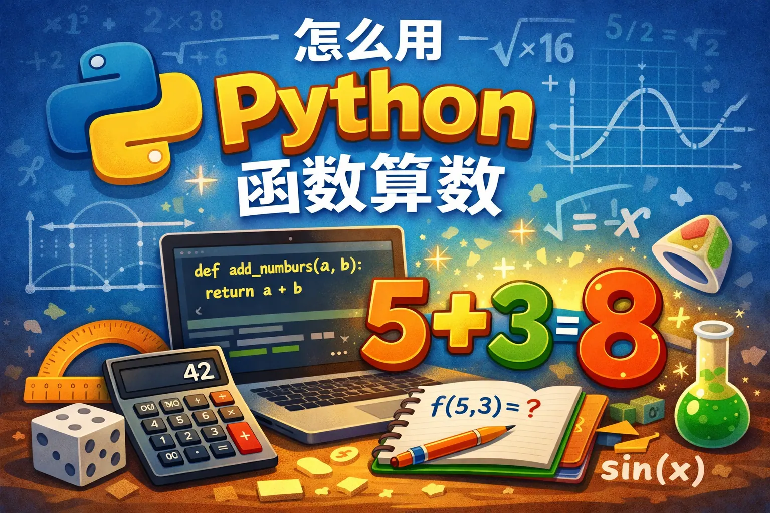 怎么用python函数算数