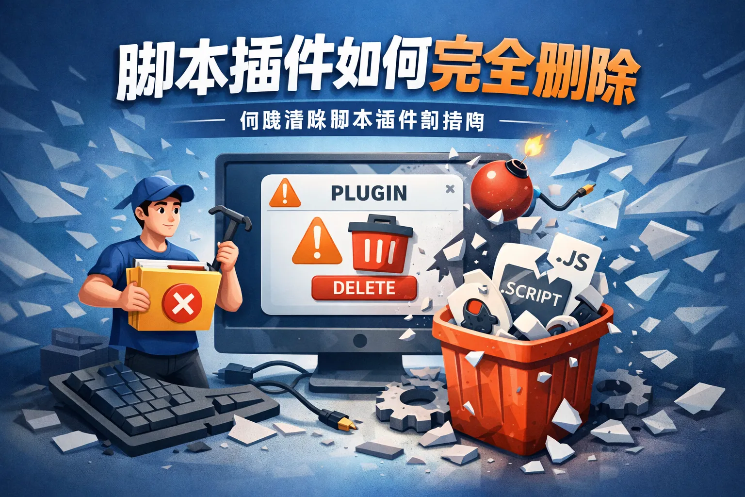 脚本插件如何完全删除