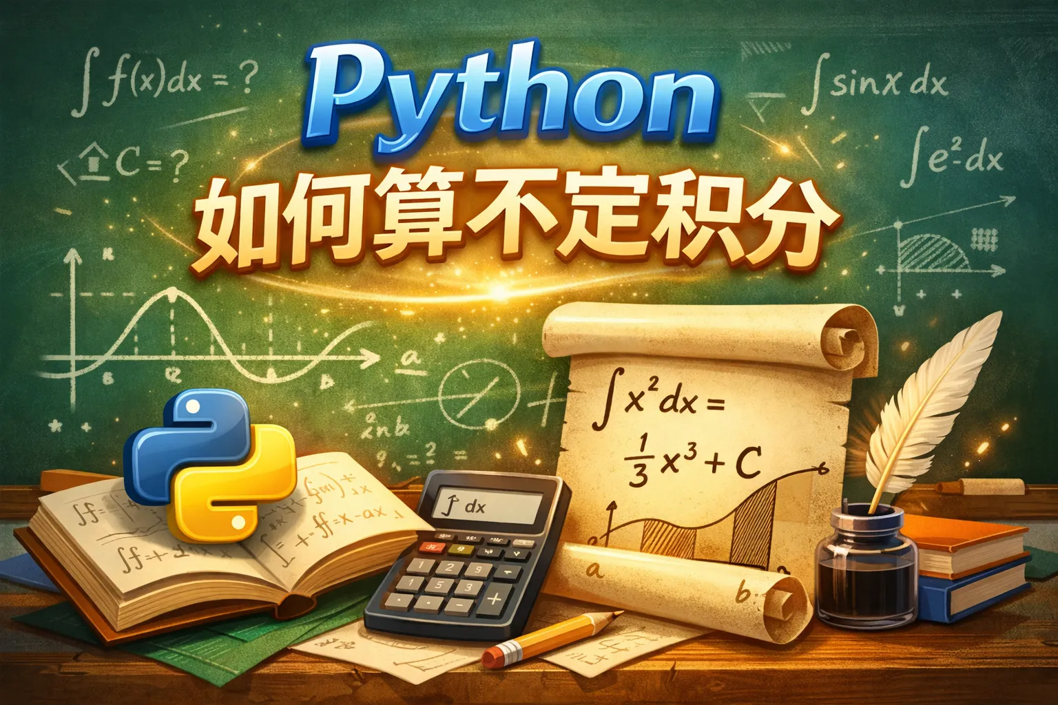 python 如何算不定积分