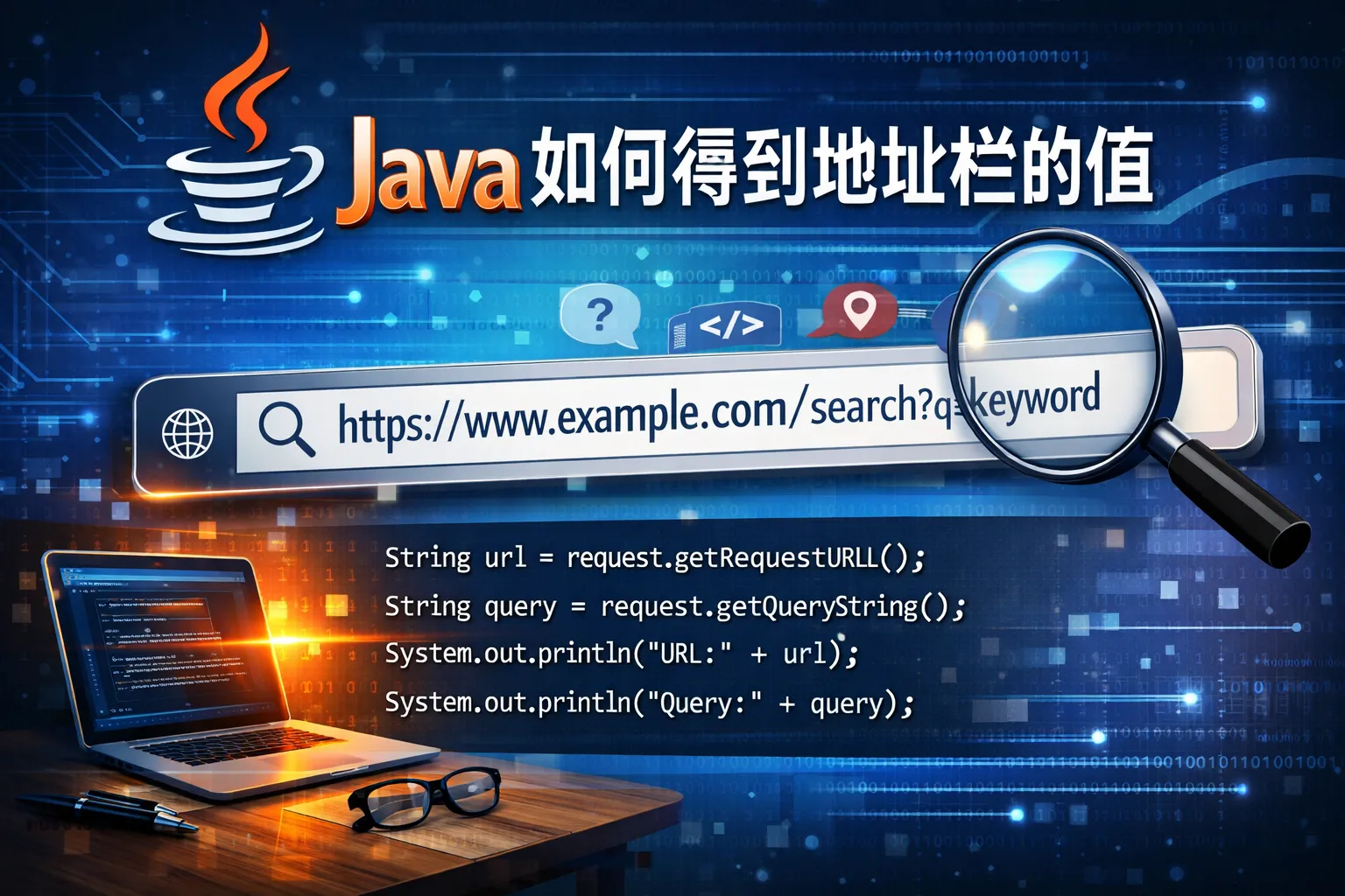 java如何得到地址栏的值