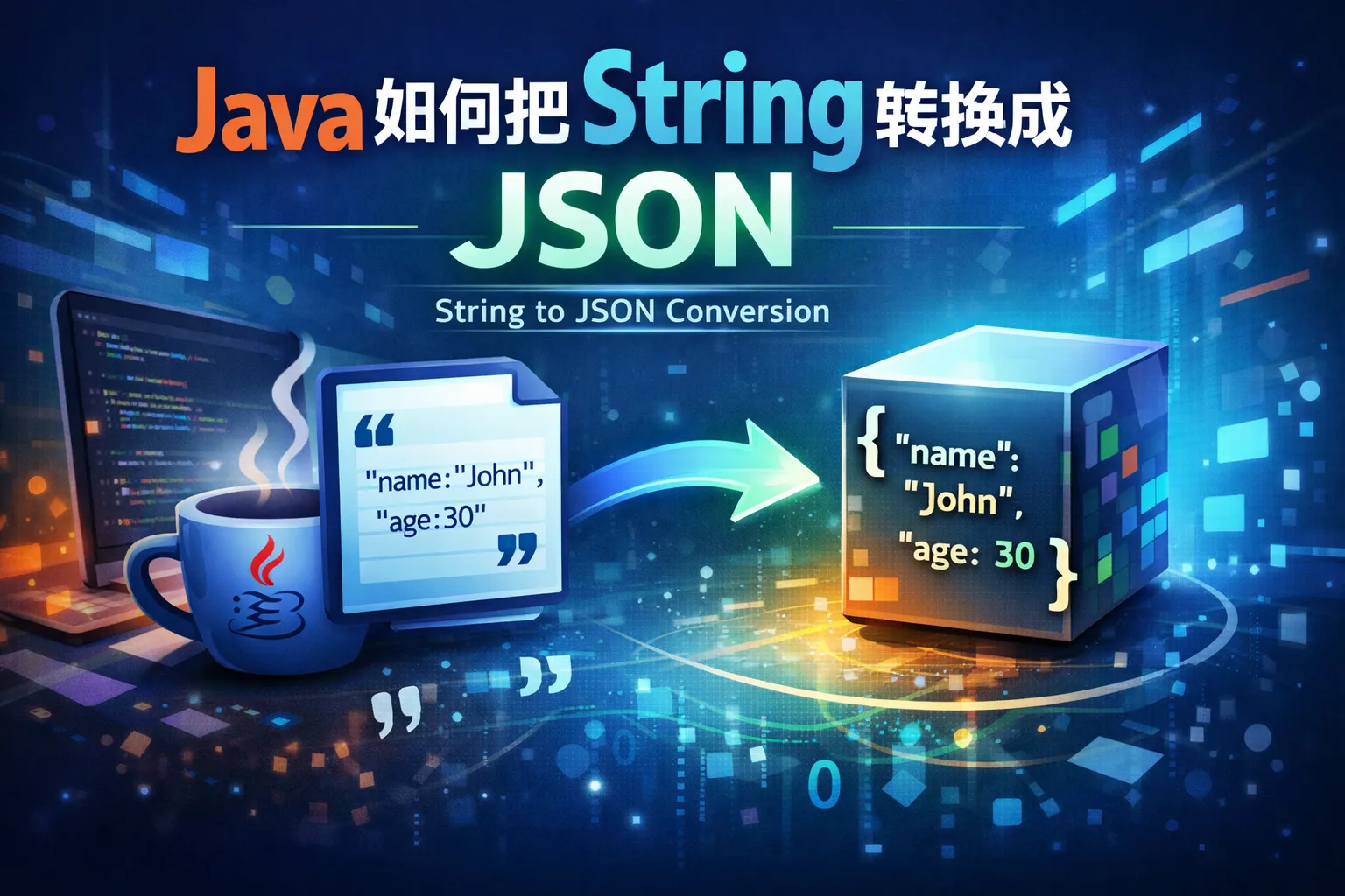 java如何把string转换成json
