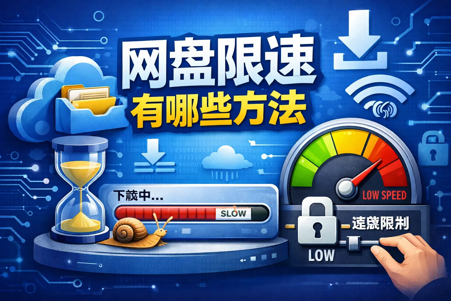 网盘限速有哪些方法