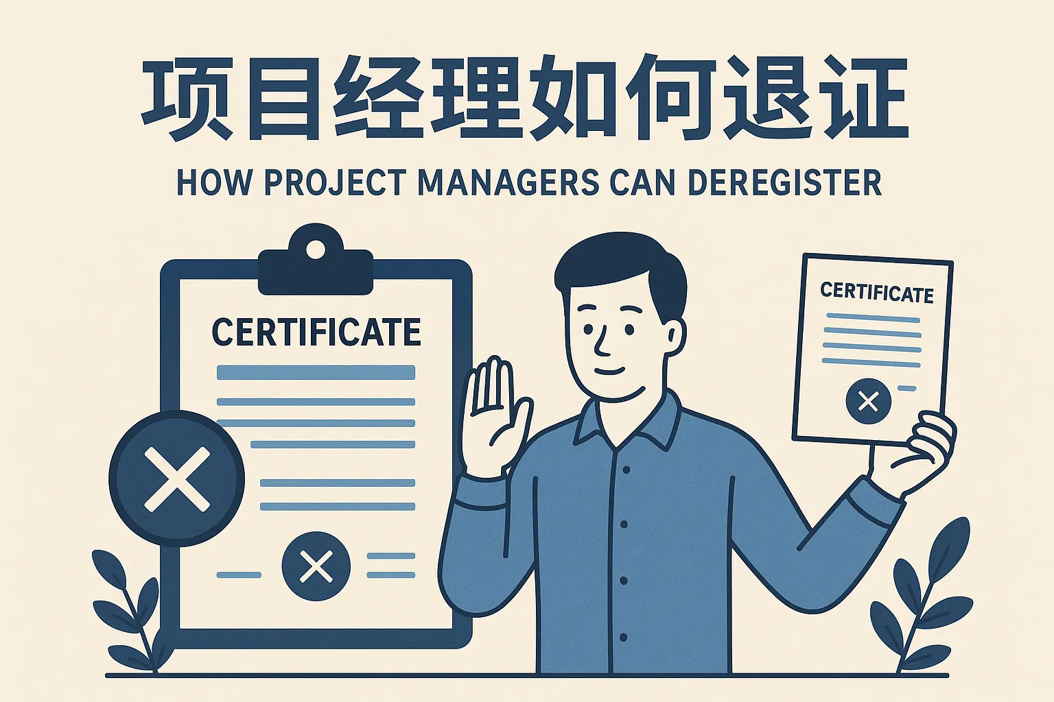 项目经理如何退证