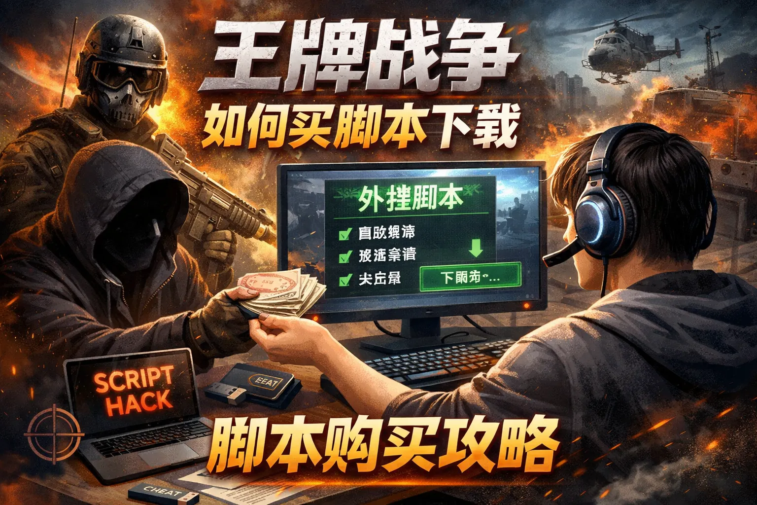 王牌战争如何买脚本下载