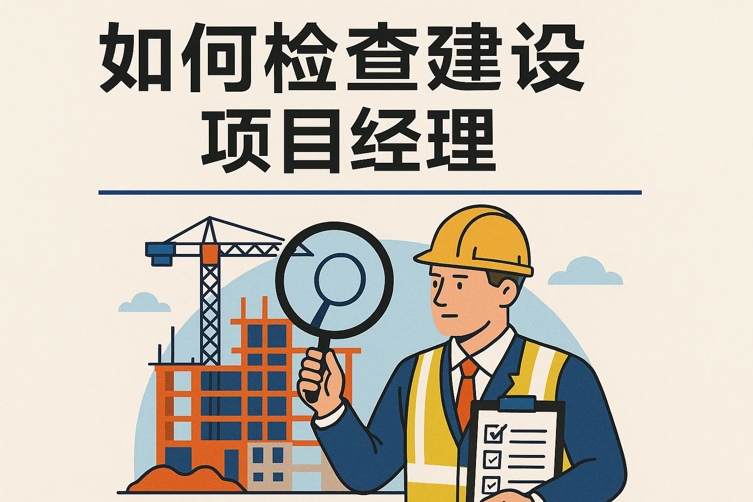如何检查建设项目经理