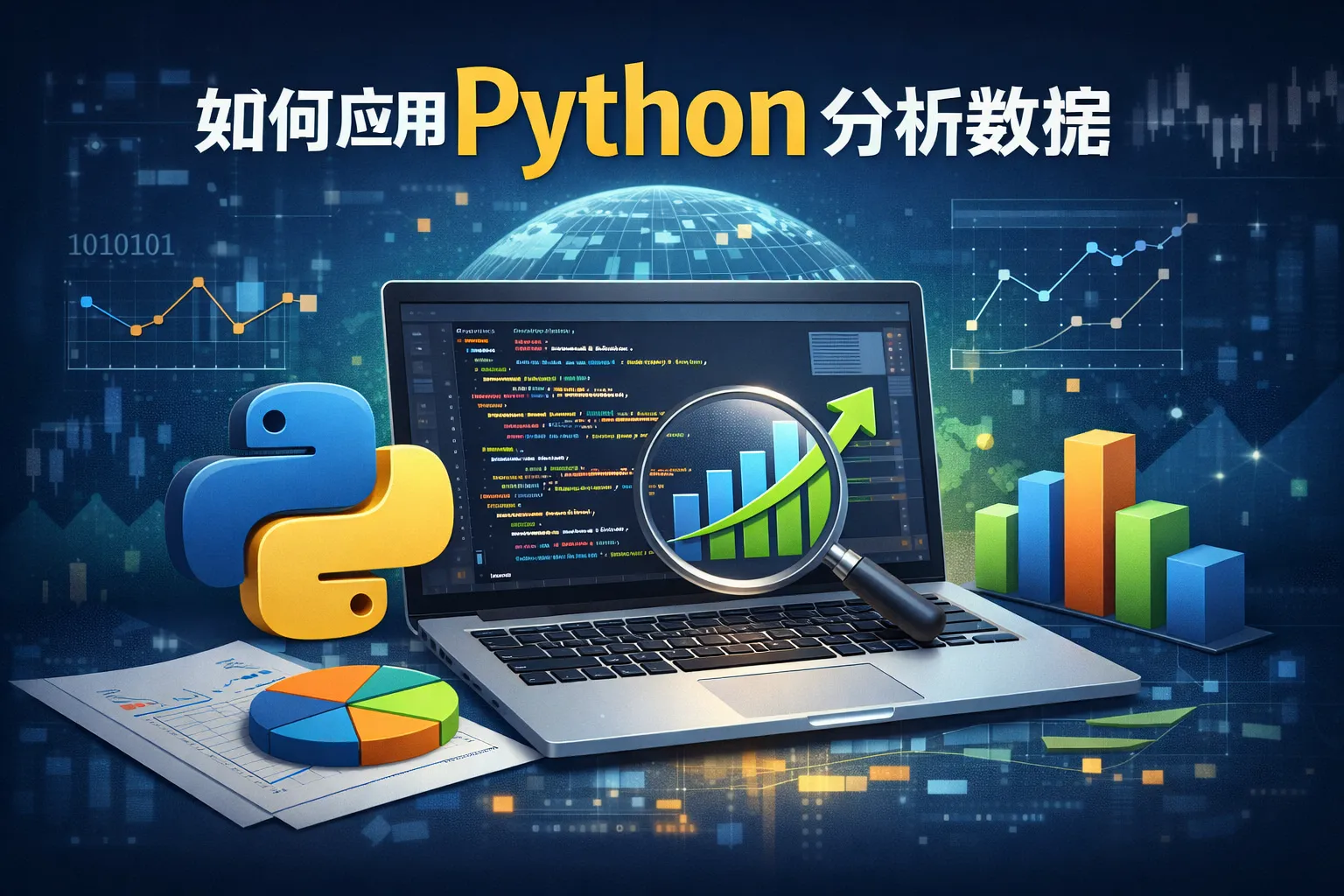 如何应用python分析数据