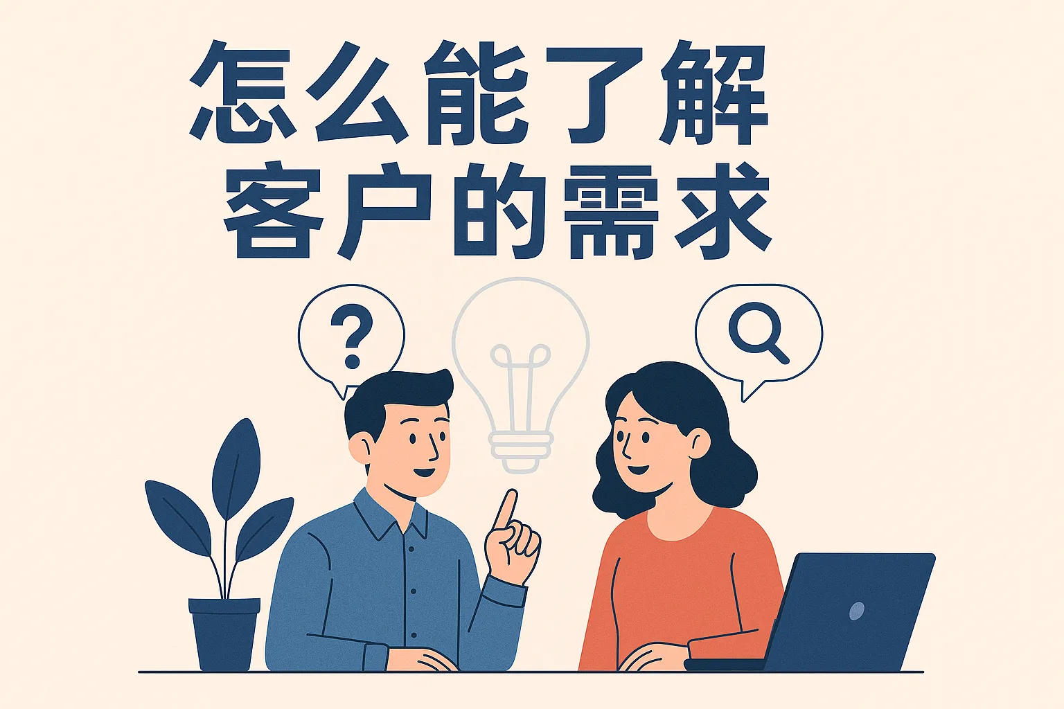 怎么能了解客户的需求